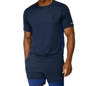 Venta al por mayor 100% de poliéster hombres Camiseta de manga corta de color sólido en blanco camisetas para hombres ideales para la moda casual y todos los días se ve - Product Image 5