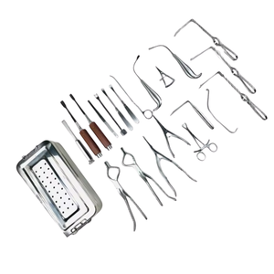 Juego de Instrumentos Quirúrgicos Maxilofaciales Manuales Avanzados, Kit Quirúrgico Oral y Craneofacial Reutilizable de Acero Inoxidable Alemán con Certificación CE - Product Image 1