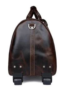 กระเป๋าเดินทางล้อลากหนังแท้พรีเมียม ขนาดใหญ่ จุของได้เยอะ ทนทาน น้ำหนักเบา เหมาะสำหรับเดินทางช่วงสุดสัปดาห์ - Product Image 3