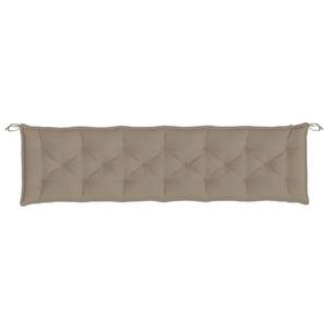 2pcs Taupe Oxford Fabric <b>Garden</b> Bench <b>Cushions</b> 78.7"x19.7"x2.8" Outdoor Pillows & <b>Cushions</b> - Product Image 5