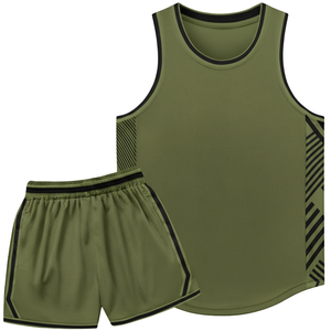 Ensemble short et maillot de basket athlétique pour femme, personnalisable avec logo d'équipe, sans manches, séchage rapide, uniforme d'entraînement - Product Image 4