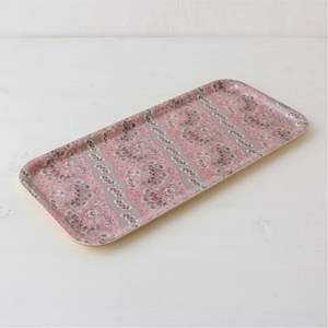 Plateau de service rectangulaire décoratif en laiton doré de luxe pour la maison, l'hôtel, les mariages, avec motifs ornés, plateau à café - Product Image 6