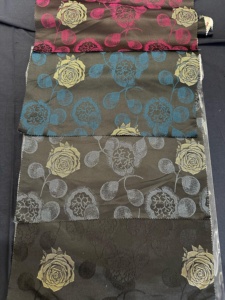 ผ้าซาตินเนื้อบางเบาเป็นพิเศษสำหรับสุภาพสตรีผ้าโพลีเอสเตอร์100% เนื้อผ้าระบายอากาศได้ดี (PK 1332 Grey) แห้งเร็วปานกลาง - Product Image 3