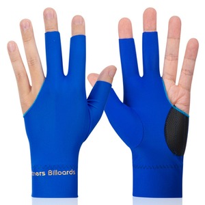 ถุงมือสนุกเกอร์สำหรับผู้เล่นบิลเลียด ถุงมือควบคุมไม้คิวที่เรียบลื่น สวมใส่สบาย ถุงมือกันลื่น ถุงมือสามนิ้ว เกมพูล - Product Image 6