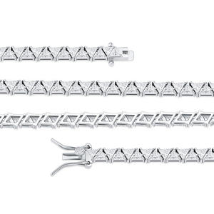 Bracelet tennis à taille brillante plaqué or, chaîne audacieuse et étincelante, unisexe, avec grande pierre rectangulaire en moissanite, style hip-hop sécurisé GRA - Product Image 4