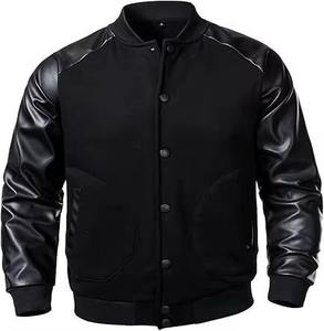Custom Embroidered Varsity <b>Jacket</b> Lightweight Letterman Baseball <b>Jacket</b> for Men Women Casual Streetwear Fashion - Product Image 1