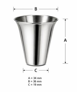 Premium Triple Layer Stainless Steel Communion <b>Tray</b> Set 120 steel Cup Capacity High Gloss Mirror Finish Dishwasher Safe Stable - Product Image 6