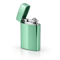Briquet intelligent à capteur d'empreintes digitales, rechargeable par USB, double arc, coupe-vent, en alliage de zinc, chargement Type-C, pour camping, barbecue, cadeaux