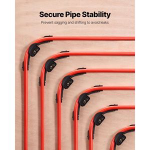 Confezione da 20 Pezzi: Supporti a Gomito a 90 Gradi per Tubi PEX da 1/2 Pollice, Resistenti alla Corrosione e alla Ruggine, Compatibili con Tubazioni e Raccordi PEX - Product Image 6