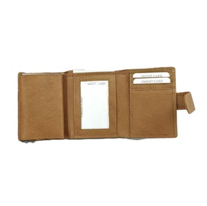Indian Exporter Genuine Leather Card Holders <b>Metal</b> Men's <b>Wallets</b> Pop-up RFID Coin Zipper Pocket Low Cost Wholesale Gifting Pack - Product Image 4