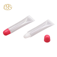 Tubo cosmético de plástico Chapstick de 10ml, caña de azúcar, PCR, PE, ecológico, reciclable, hidratante para labios, tubo calmante, nuevo diseño