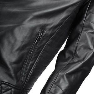 Chaqueta de cuero personalizada, color vintage genuino, chaqueta de cuero vacuno de la mejor calidad para hombre - Product Image 4