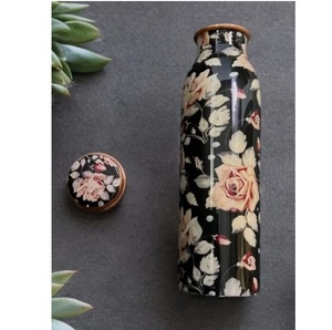 Adults Drinking Water Flowing Copper Bottle Large Marketing Enamel Printed Water Bottle With Leak Proof Lead - Product Image 4