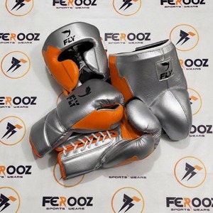 Leather Boxing Training Set with Head <b>Guard</b> <b>Groin</b> <b>Guard</b> and Boxing Gloves for Sparring Practice Gym Fitness and Coaching Use - Product Image 3
