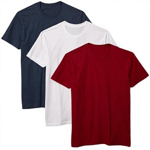 T-shirt en jersey slim à manches courtes, color-block, style vintage 2026, imprimé numérique écologique – Promotion publicitaire pour entreprises (vente en gros) - Product Image 3