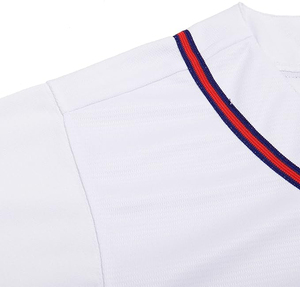 Maillot de baseball blanc de haute qualité pour femmes, sublimation personnalisée, bordure double marine et rouge, uniforme d'équipe de softball - Product Image 5