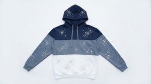 เสื้อฮู้ดประดับเพชรระยิบระยับแบบ unisex เสื้อสเวตเชิ้ตผ้าฝ้ายผสมสวมใส่สบาย แขนยาว มีฮู้ด สำหรับผู้ชายและผู้หญิง แฟชั่นลำลอง - Product Image 6