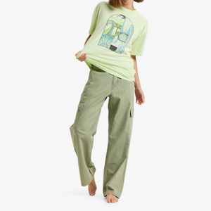 เสื้อยืดผู้หญิงผ้าฝ้าย พิมพ์โลโก้ได้ แฟชั่นสีพื้น สวมใส่สบาย ทรงเข้ารูป ระบายอากาศดี แขนสั้น คุณภาพสูง ขายส่ง น้ำหนัก 220 กรัม - Product Image 6