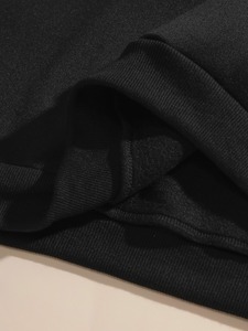 Sudadera con capucha extragrande con cremallera y estampado de mariposa con pedrería negra, de algodón grueso y forro polar, para hombre y mujer, estilo urbano. - Product Image 4