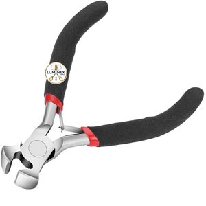 Pince coupante de précision à pointe plate en acier inoxydable avec mécanisme à ressort, coupe-fil de 127 cm, mesure métrique, personnalisable OEM - Product Image 3