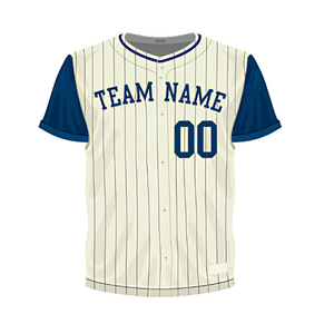 Camiseta Deportiva Personalizada de Béisbol con Rayas, Uniforme de Equipo de Manga Corta para Adultos - Product Image 2