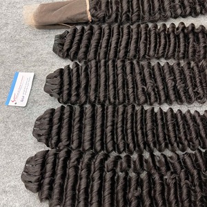 ผมต่อแบบดับเบิ้ลดรอว์น วีฟท์ ฮอตสตีม ดีฟเวฟ  ทำจากผมแท้ สีดำธรรมชาติ ผมเวียดนาม คุณภาพสูง - Product Image 3