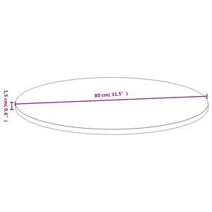 Tavolo Minimalista in Bambù da 31,5 Pollici con Design Rotondo per Ristoranti - Product Image 4