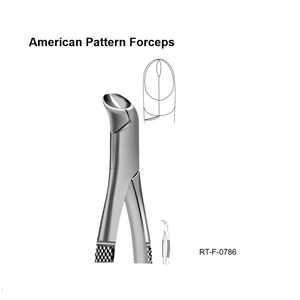 Forceps d'extraction ergonomiques pour enfants, modèle anglais, en acier inoxydable, par Roboz Tech Pakistan - Product Image 6