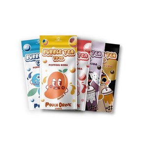 Instant <b>Popping</b> <b>Boba</b> Taiwan Mango Bubble Tea Flavor Pouch Drink to Go - Product Image 4