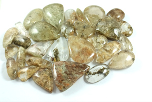 Quartz de jardin naturel, cabochon de quartz, cristal de guérison, quartz en gros, pierres précieuses en vrac, chakra spirituel - Product Image 5