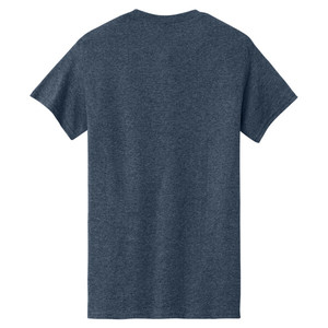 T-shirt en coton 100% de haute qualité, col rond, couleur marine chiné, best-seller, tricoté, pour homme, coupe ample, personnalisable - Product Image 6
