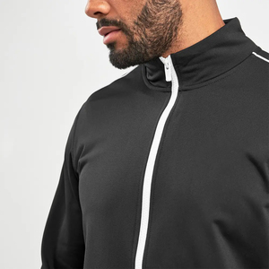 Conjuntos Deportivos de Moda Urbana a Precio Económico, MOQ Bajo, Ropa de Entrenamiento Ajustada, Chaqueta y Pantalones, Ropa Deportiva Informal - Product Image 4