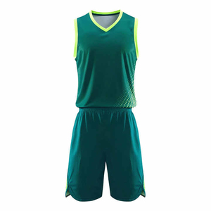 Uniforme de basketball unisexe respirant, antibactérien, à séchage rapide, imprimé, grande taille, logo avant personnalisable, nom de l'équipe, poids 100% - Product Image 1