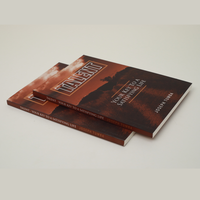 Diseño Personalizado de Libros de Tapa Dura Cosidos para Uso Comercial, Novelas en Inglés para Adultos, Papel Kraft Recubierto con Laminación de Película