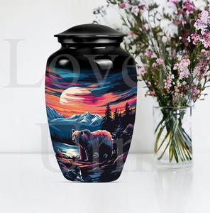 Urna con forma de oso para cenizas, urna de cremación para mujeres y hombres, urna conmemorativa para cenizas humanas, recuerdo decorativo, tributo. - Product Image 4