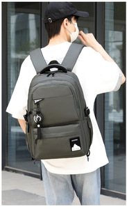 Unisex New Model Oxford <b>Backpack</b> Large Capacity Multi-Pocket Zipper Elementary School Burden-Reducing for Fashionable Cartoon - Product Image 2