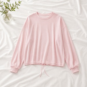 Haut de sport pour femme, haut d'entraînement ample, t-shirt de sport pour femme, haut de yoga OEM, haut de yoga transparent, haut de yoga ample - Product Image 1