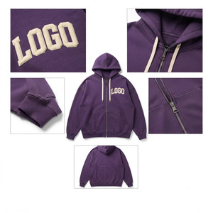 Heavyweight Men Oversized Hoodie Jacket Full <b>Zip</b> <b>Hooded</b> Sweatshirt Custom Logo Custom Color - Product Image 6