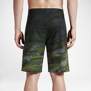 Shorts pour hommes en gros, taille mi-haute, cordon de serrage, séchage rapide, poches, style décontracté Bermuda, tissu tissé 100% polyester - Product Image 2