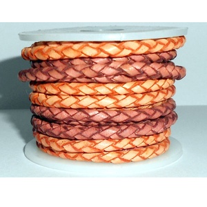 Offre Spéciale Vintage rond tressé cordons en cuir pour la fabrication de bijoux bracelets beaux résultats au prix de gros - Product Image 1