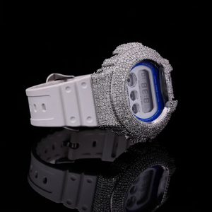 Fully Iced Out G Sh0 Watch Custom MIYOTA Quartz Bust <b>Down</b> Style with VVS Moissanite Diamond Hip Hop Luxury Premium Timepiece - Product Image 4