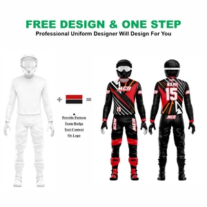 Wholesale Factory Direct Top Trending Flou Color Sublimation Printing Breathable Fabric Motocross MTB Dirt Bike Racing Uniforms - Product Image 2