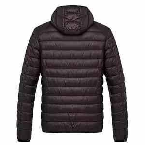 Chaqueta Impermeable Personalizada para Hombre, Talla Grande, Chaqueta Acolchada de Alta Calidad, Chaqueta de Cuero con Logotipo para Hombre, Impermeable - Product Image 1