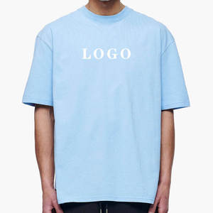 Men Drop Shoulder T-<b>shirt</b> Breathable Oversized Hot Sale 100% Cotton Knitted Quick Dry O-Neck <b>Half</b> <b>Sleeve</b> Eco-Friendly - Product Image 2