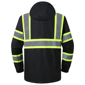 Chaqueta de Seguridad de Alta Visibilidad con Franjas Reflectantes, Tejido de Secado Rápido, Construcción Ligera, Ropa de Trabajo, Ropa Utilitaria para Exteriores - Product Image 2