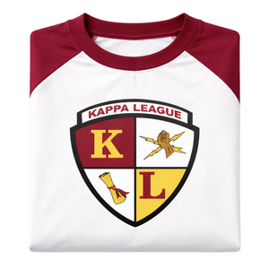 Camiseta de Béisbol con el Escudo de la Liga Kappa Alpha Psi, Color Granate, Ropa de Fraternidad Griega con Diseño Clásico, Comodidad y Estilo Atlético - Product Image 6