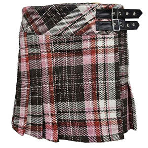 Kilt écossais plissé sur mesure pour femme, motif tartan Moffat, longueur 14 pouces, collection 2026 - Product Image 2