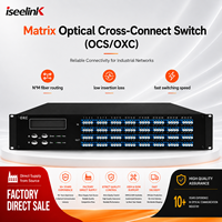 Conmutador Óptico de Circuito (OXC/OCS) de Matriz 64*64 de 1260nm ~ 1650nm con Puertos LC/SC/FC para Equipos de Red FTTH