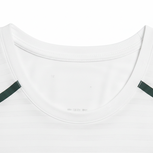 Débardeur côtelé blanc 100 % personnalisé pour homme, coupe ajustée, col ras du cou, en coton, avec impression de logo sur mesure, vente en gros - Product Image 5