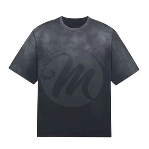 Camiseta de Moda con Efecto Desgastado por el Sol, Atuendo Informal, Camiseta Transpirable con Efecto Desgastado por el Sol - Product Image 4